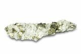 Quartz Crystals with Striated Pyrite - Peru #291896-1